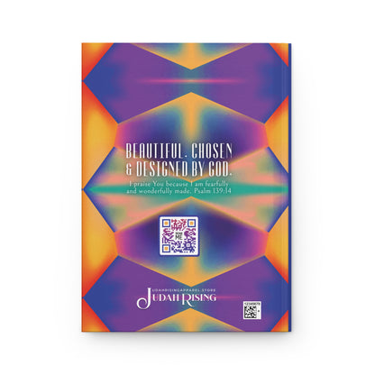 Inspirational Hardcover Journal - "Beautiful, Chosen & Designed by God"