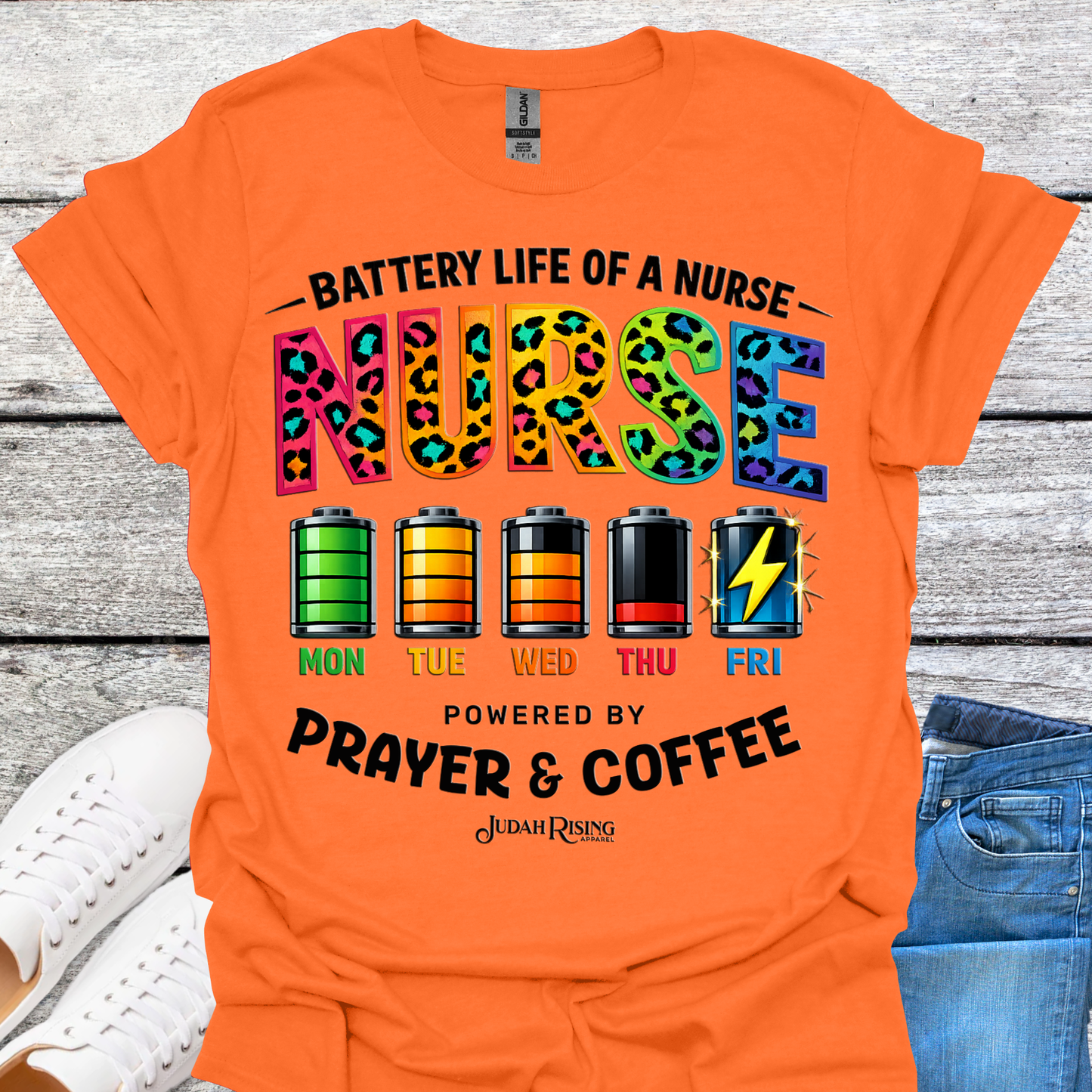 Nurse Powered By Prayer & Coffee