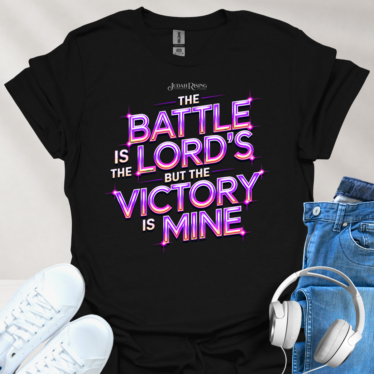 Lord Rizzing Shrit The Battle is the Lord's – Judah Rising Apparel