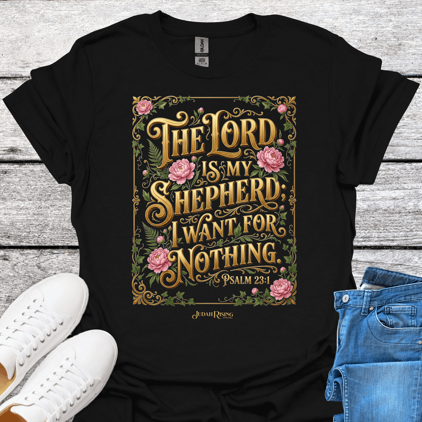 The Lord Is My Shepherd I Want For Nothing - Gold