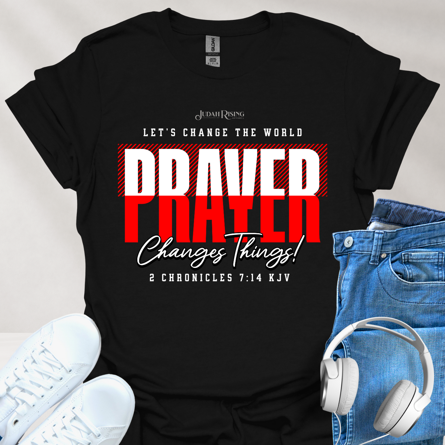 Prayer Changes Things - White