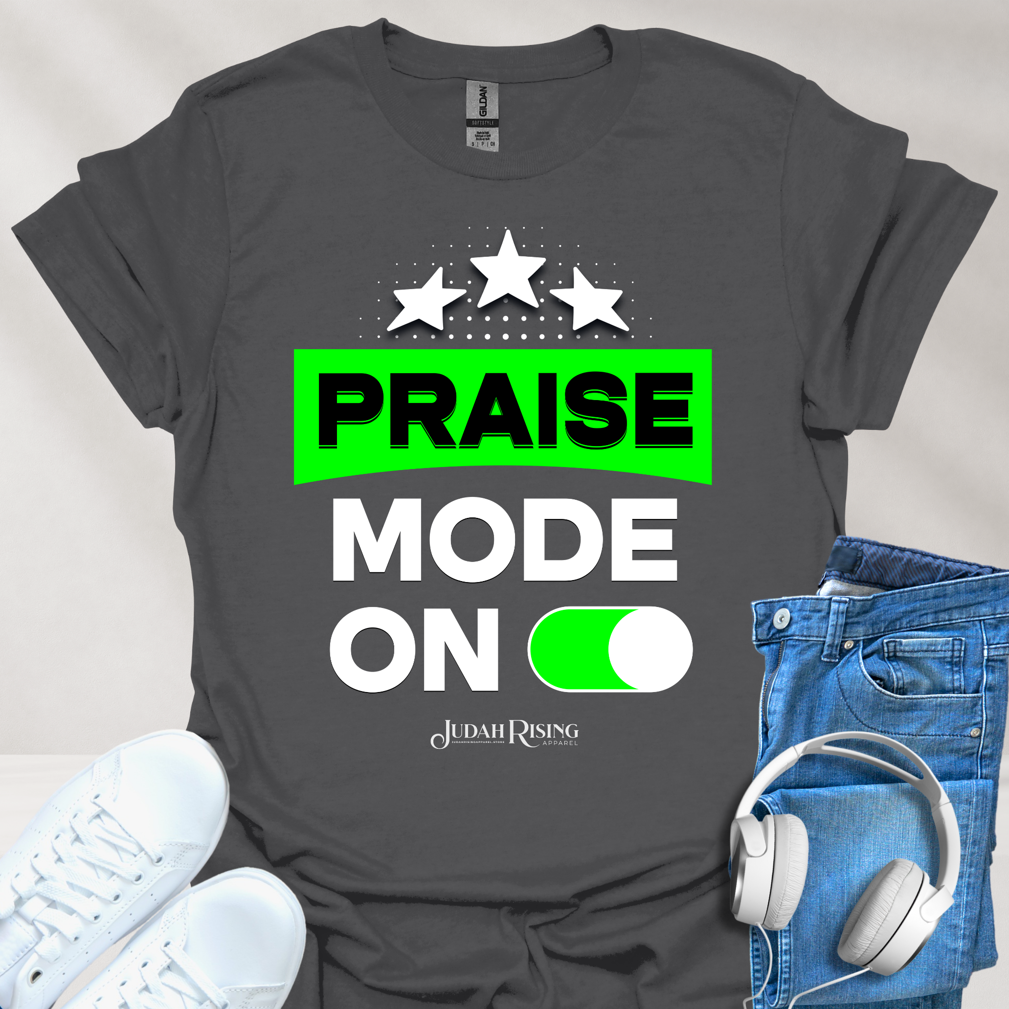 Praise Mode On – Judah Rising Apparel