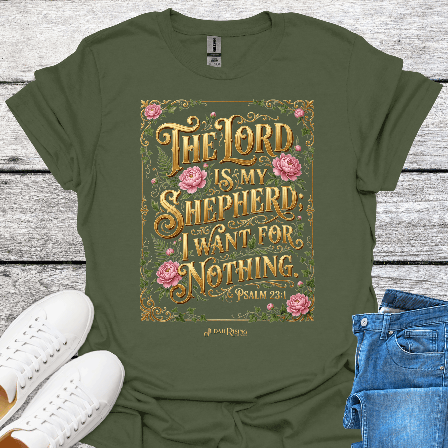 The Lord Is My Shepherd I Want For Nothing - Gold