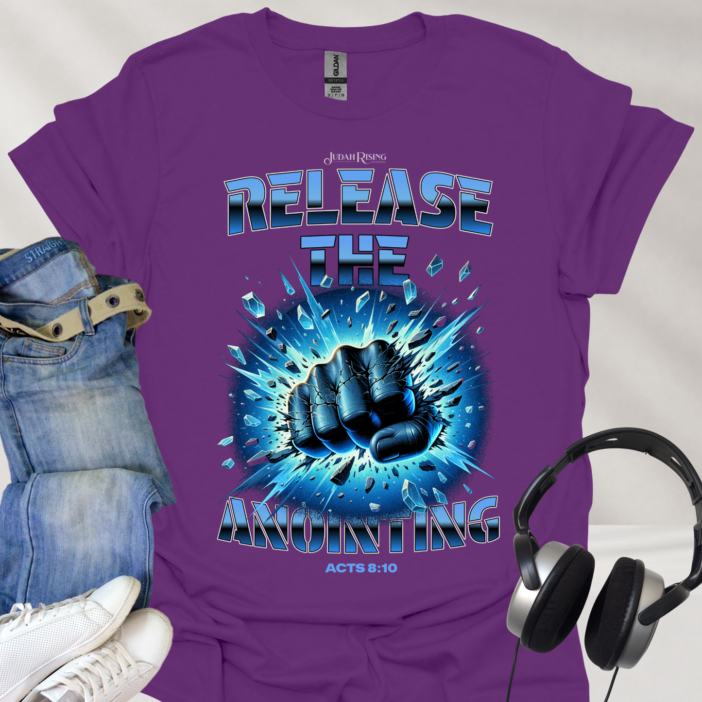 Release the Anointing - Unisex Soft style T-Shirt