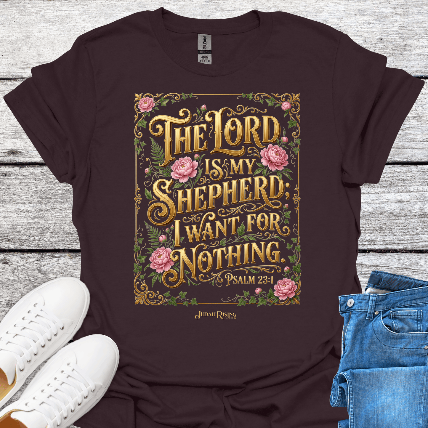 The Lord Is My Shepherd I Want For Nothing - Gold