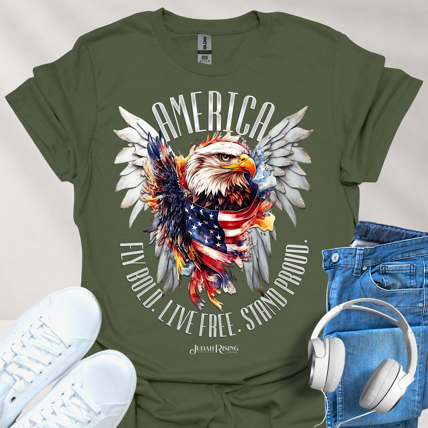 America Fly Bold. Live Free. Stand Proud.