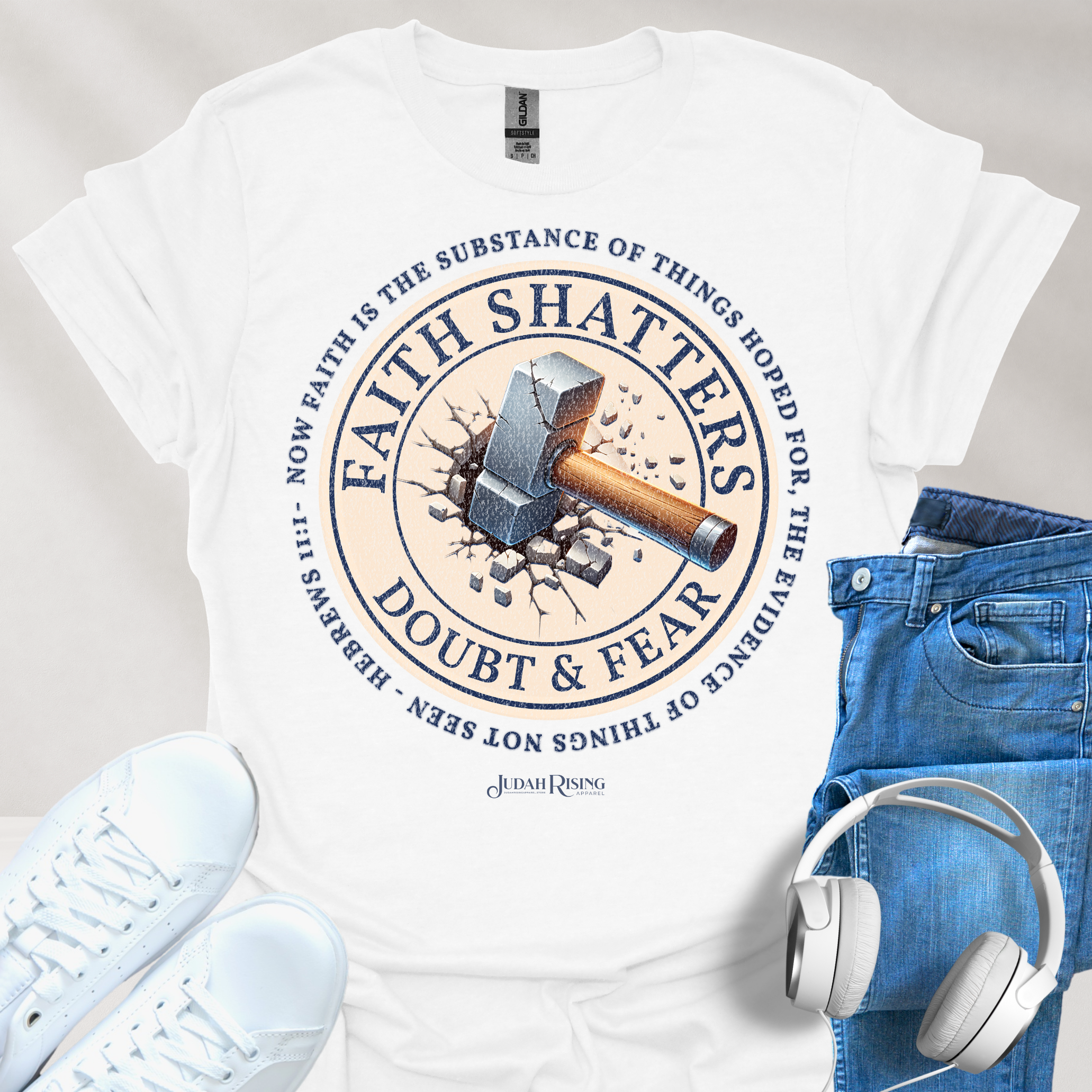 Faith Shatters Doubt – Judah Rising Apparel