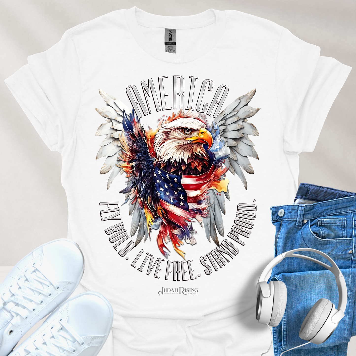 America Fly Bold. Live Free. Stand Proud.