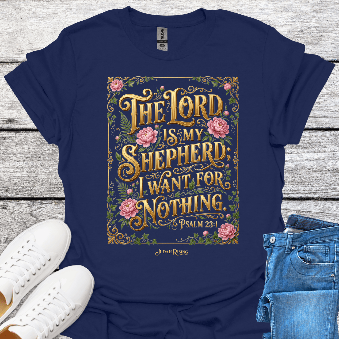 The Lord Is My Shepherd I Want For Nothing - Gold