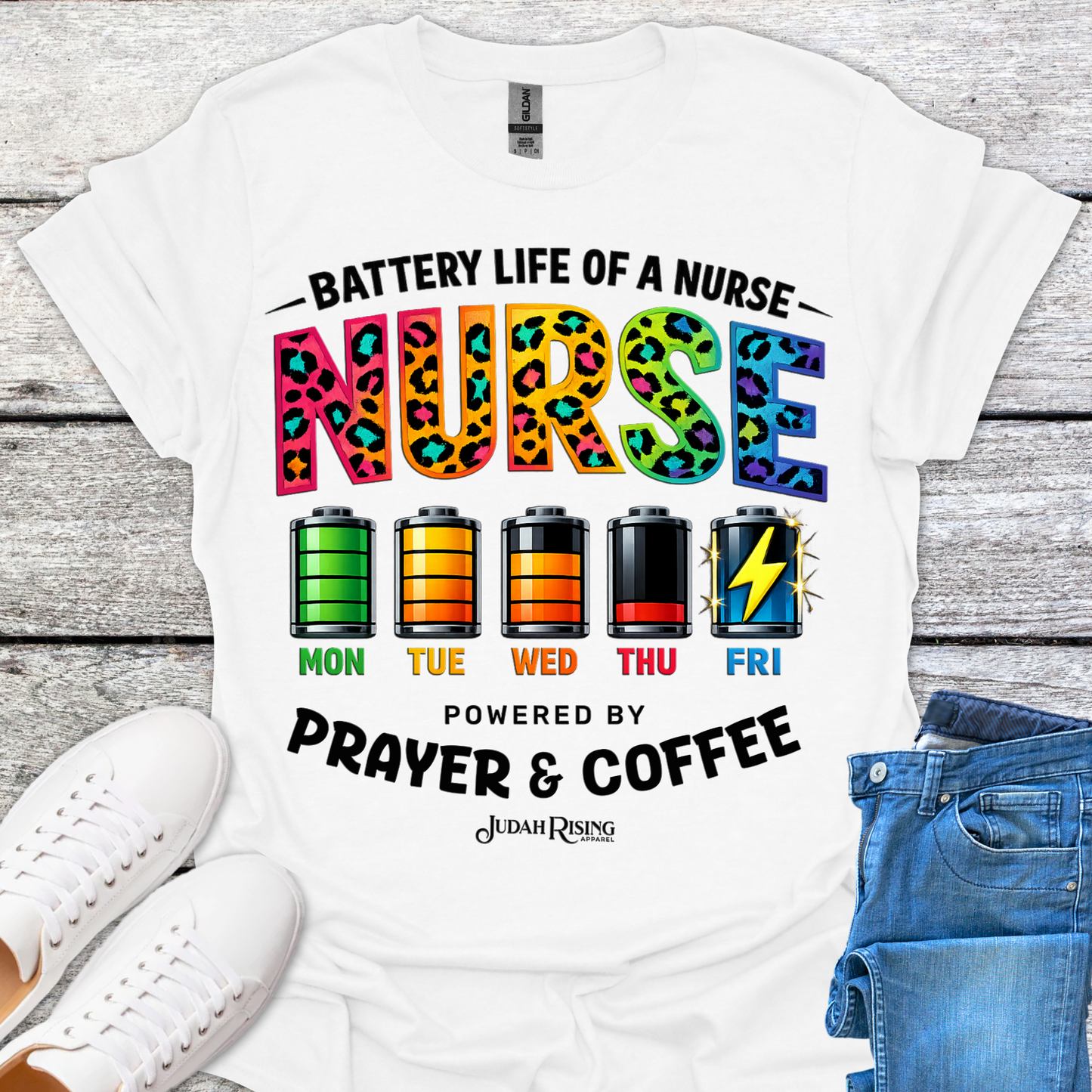 Nurse Powered By Prayer & Coffee