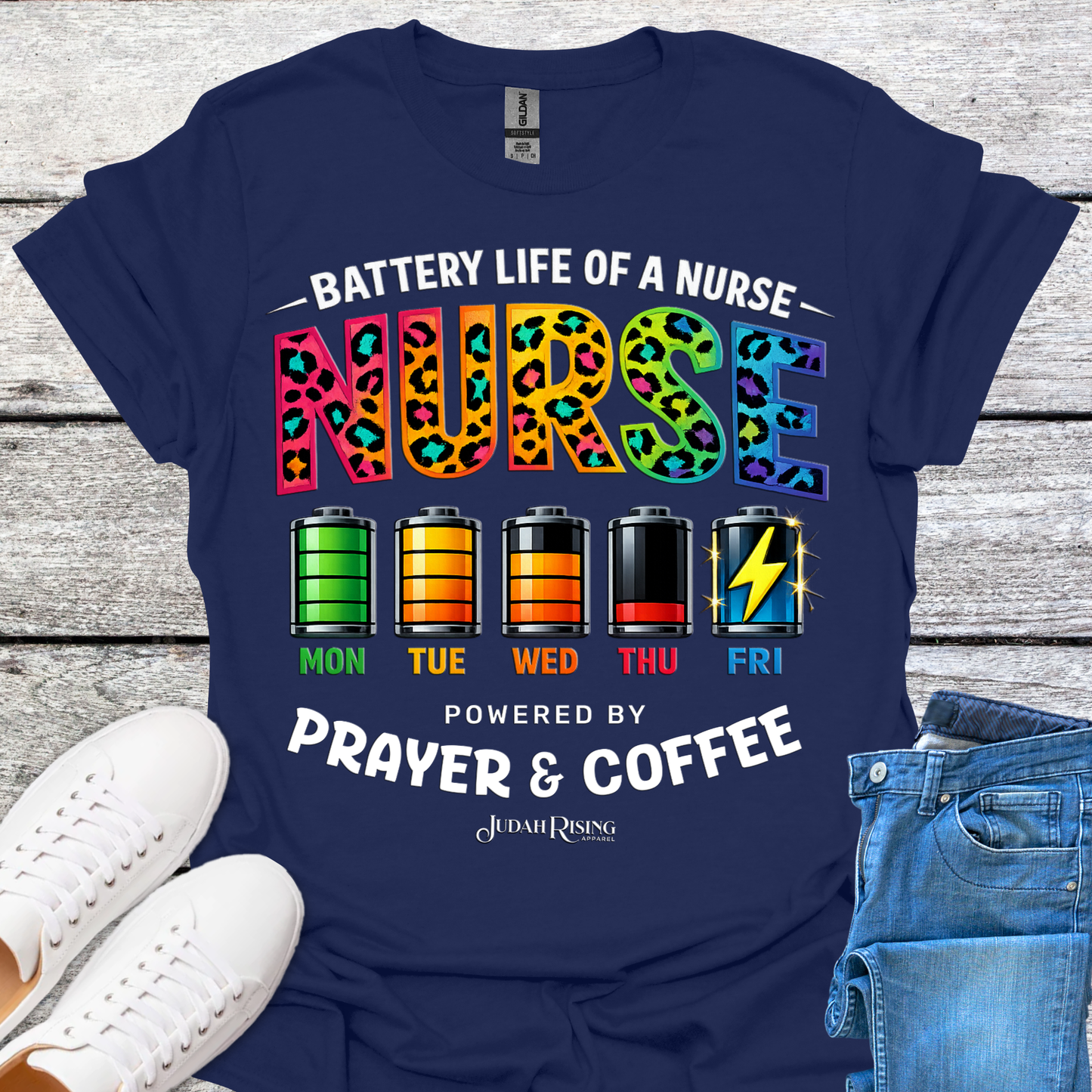 Nurse Powered By Prayer & Coffee