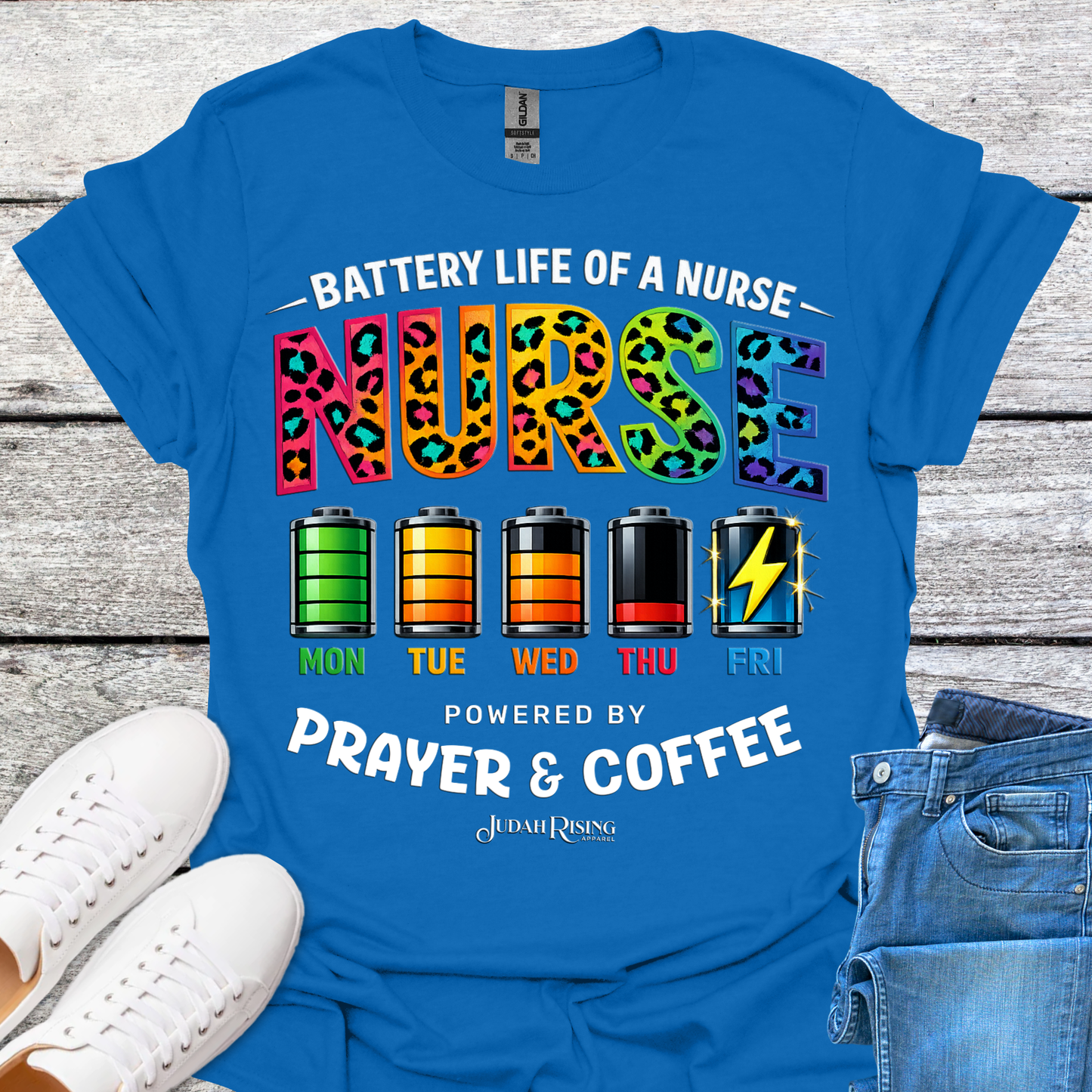 Nurse Powered By Prayer & Coffee