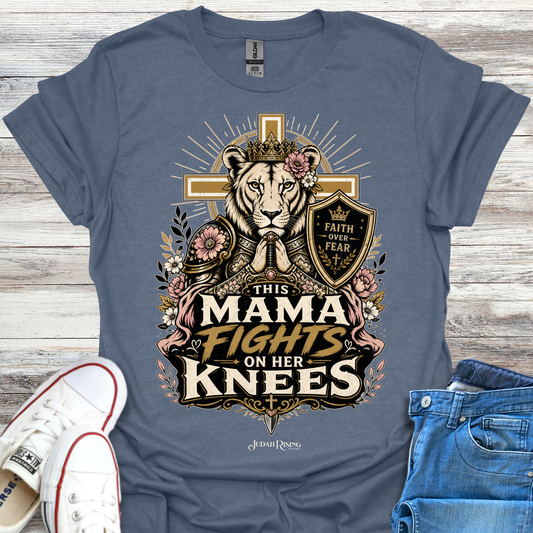 This Mama Fights On Her Knees