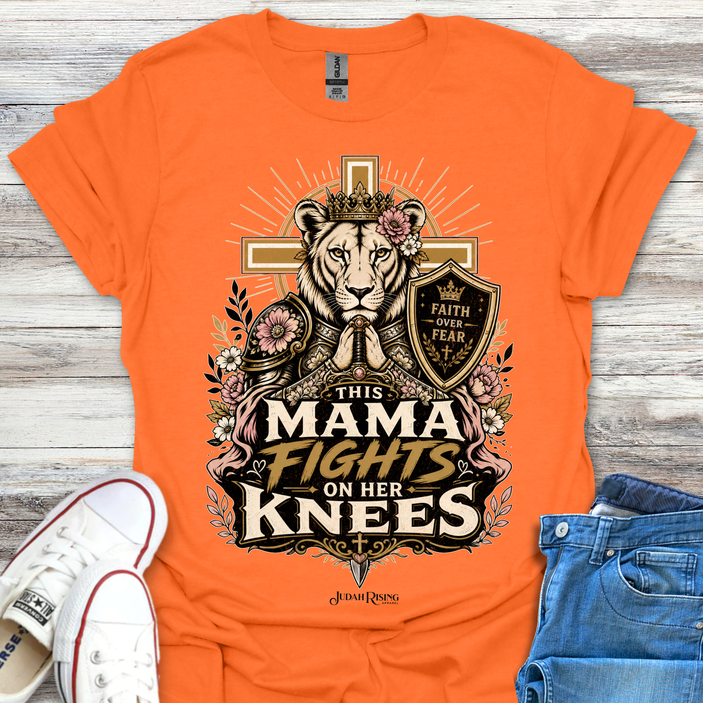This Mama Fights On Her Knees